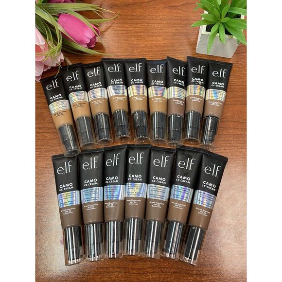 Lot Of 16 E.L.F Camo CC Cream Full Coverage Many Shades and Colors OPEN BOX - Picture 4 of 11